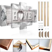 wooden upper photo wall frames DIY solid wood camphor pine composite picture frame For canvas painting120X80 cm