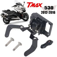 Windscren Bracket Mount Smartphone GPS Holder For YAMAHA TMAX T-MAX 530 2012-2016 2015 2014 2013