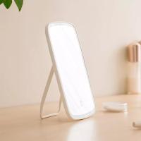 Youpin Mirror with LED Cosmetic Mirror with Touch Dimmer Switch Battery Operat Stand for Tabletop Bathroom Bedroom Travel