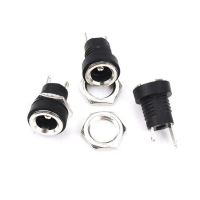 10pcs DC 022B 3A 12V Female DC Power adapter dc connector DC022B 5.5 X 2.5 2.1 mm 3.5 X 1.3 mm DC Power plug male 5.5*2.1mm