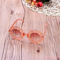 Kids Cute Baby Boy Girl Flower Goggles Soft Plastic UV400 Sunglasses