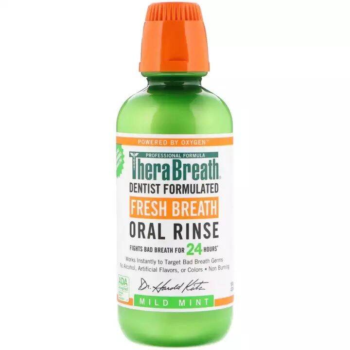 [PRE-ORDER] THERABREATH FRESH BREATH ORAL RINSE MILD MINT FLAVOR 473ML ...