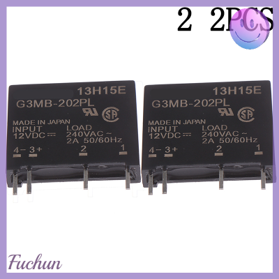 Fuchun ใหม่12V/24V DC-AC G3MB-202P PCB SSR โมดูลโซลิดสเตทรีเลย์