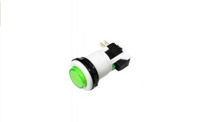 Round Momentary Push Button 27mm Green - COSW-0230