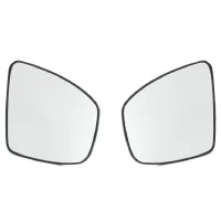 2 PCS Door Wing Side Mirror Glass Heated with Backing Plate 96365-1AA0B 96366-1AA0B Plastic+Glass for Infiniti QX50 QX70