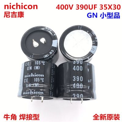 2PCS/10PCS  390uf 400v Nichicon GX/GN 35x30mm 400V390uF Snap-in PSU Capacitor