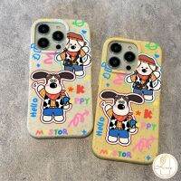 เคสโทรศัพท์สุนัขตลกน่ารักเข้ากันได้กับ IPhone 11 15 13 14 12 Pro Max XR 7Plus 6 6S 8 7 15 Plus X XS MAX Graffiti เคสนิ่มเป็นมิตรต่อสิ่งแวดล้อมย่อยสลายได้