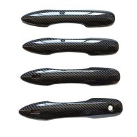 ❇♟ For Toyota Camry XV70 2018 2019 2020 2021 2022 Car Accessories Door Handle Cover Trim Plastic Imitation Carbon Fiber