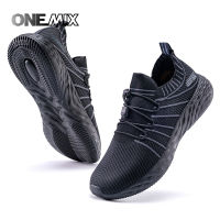 ONEMIX 2022 Men Running Shoes Non-slip Shock Absorption Sneaker Lightweight Tennis Shoe Waterproof Man Breathable Casual Shoes