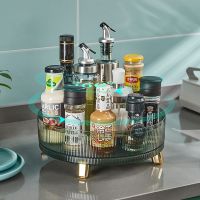 [COD] rotating seasoning shelf multi-functional storage turntable supplies kinds of artifacts