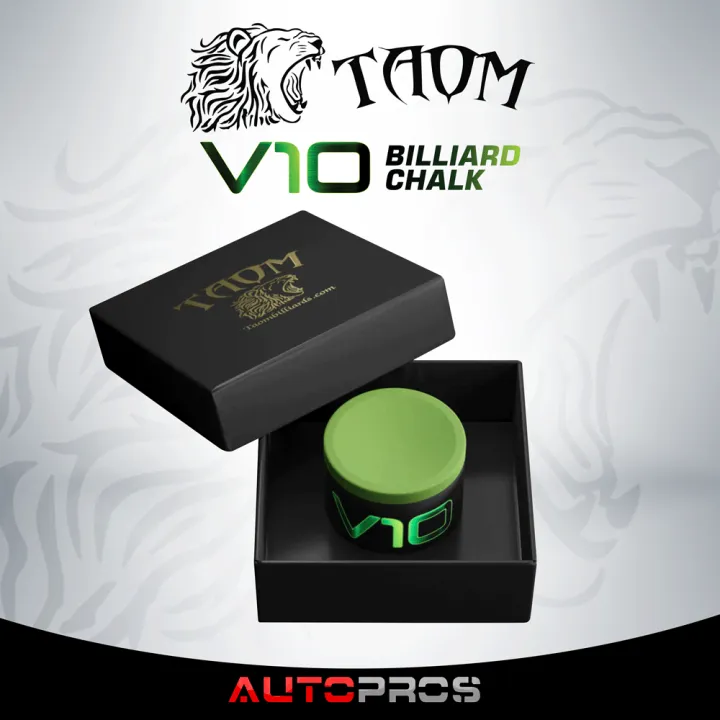 Taom V10 Premium Billiard Pool Cue Chalk – Green, Made In Finland