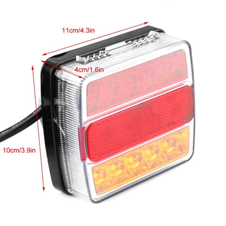 ไฟท้าย-1-คู่-12v-magnetic-led-safety-light-indicator-ไฟท้ายสำหรับรถพ่วงรถบรรทุกรถยนต์