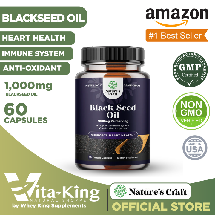 Cumin Black Seed Oil 1000mg Cleanse and Detox Immune Booster to