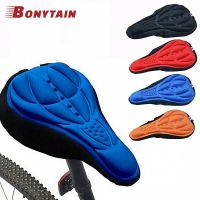 【LZ】﹍✇❈  3D Mountain Bike Saddle Cover Soft Respirável Sela De Bicicleta Esponja De Silicone Não-Slip MTB Almofada Do Assento Acessórios De Bicicleta