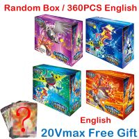 Pokemon TCG: XY วิวัฒนาการการปิดผนึก Fates บูสเตอร์กล่องฝรั่งเศสสเปนภาษาอังกฤษสะสมเกมของเล่นการ์ด Vmax