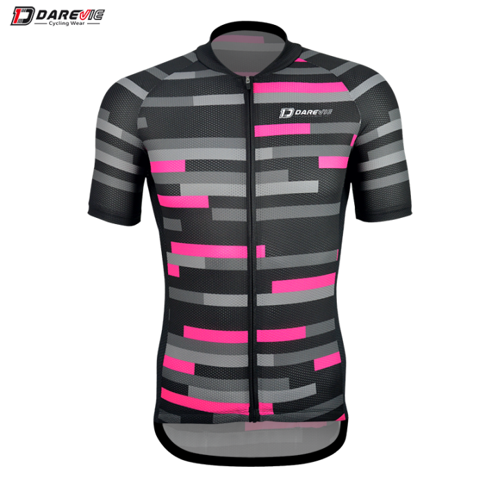 darevie-cycling-jersey-mens-summer-pro-team-breathable-reflective-elasticity-soft-non-slip-quick-dry-bicycle-clothes