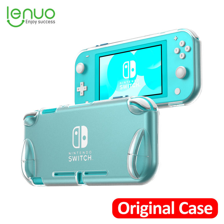 Lenuo Anti-fall TPU Clear Case For Nintendo Switch Lite Silicone Shockproof  Protective Cover Transparent Matte Protective Shell