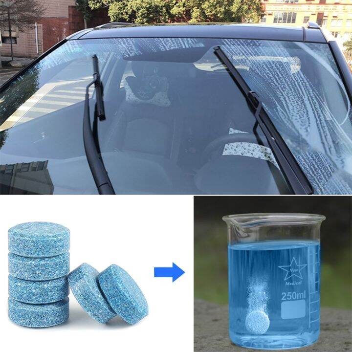5 Pcs Car Windshield Wiper Washer Concentrated Effervescent Tablets