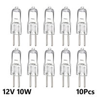 10W 10pcs inserted beads crystal Warm light bulbs Super Bright Ultra low price Clear JC Type halogen bulb 12V G4 indoor lighting