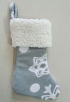 Free shipping Cheapest Polar Fleece Snowflake Christmas  Stockings Socks Tights