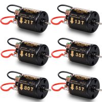 DSPOWER 540 Brushed Motor Waterproof 13T 21T 35T 45T 55T 80T for 1/10 RC Car Crawler Axial SCX10 90046 Traxxas TRX4 Redcat Gen8