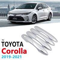 《Taste life》โครเมี่ยมจับปกตัดสำหรับ Toyota Corolla Auris E210 2019 2020 2023อุปกรณ์เสริมในรถยนต์สติกเกอร์อัตโนมัติจัดแต่งทรงผมจับ210