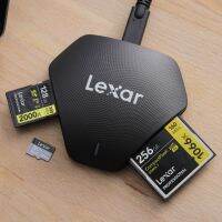 Lexar การ์ดเครื่องอ่านการ์ดการ์ด SD อเนกประสงค์ความเร็วสูง UHS-Ll มัลติฟังก์ชันเครื่องอ่านการ์ด USB3.1