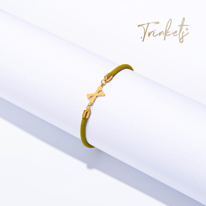 Trinkets Initial Friendship Bracelet (X) Lazada PH