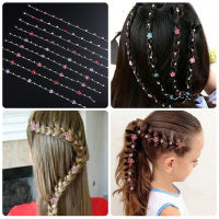 Els CWwartNew Hair Extension Glitter Rhinestone id Hairpin for Girls Bridal Wedding Shining Jewelry Hair Chain Hair Accessories