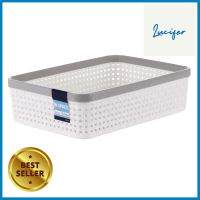 ตะกร้าผ้าเหลี่ยม IN SPACE HH-1087(XS)ขาวRECTANGULAR BASKET IN SPACE HH-1087(XS) WHITE **ราคาดีที่สุด**