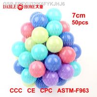 ♀5.9 Oceano Bola Plástico Esporte Ao Ar Livre Com Cercercadinho เป็นมิตรต่อสิ่งแวดล้อม Piscina De Pit Stress Brinquedos Partas Para Crianças 7ซม. 50ชิ้น