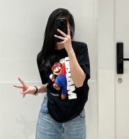 Uniqlo Sanlitun produced men and women Summer Mario print casual loose T-shirt round neck short sleeve 459217/459220