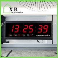 XB-นาฬิกาดิจิตอล(JH4819) 48X19X4.5CM นาฬิกา ตั้งโต๊ะ LED DIGITAL CLOCK นาฬิกาแขวน นาฬิกาตั้งโต๊ะ มี4สี