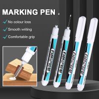 1/3/5Pcs White Marker Pens Permanent Paint Markers Deep Hole Markers Pen Waterproof Oily Pen for Wood Rock Plastic Leather Glass Highlighters Markers