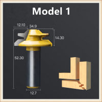 ใหม่1ชิ้นล็อคขนาดเล็ก Mitre เราเตอร์บิตป้องกัน Kickback 45องศา12นิ้วสต็อก12นิ้วก้านเดือยตัดสำหรับเครื่องมืองานไม้