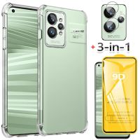 {OLI STUDIO} 3-in-1glass เคสสำหรับ Realme Gt 2 Pro ซิลิโคนกันกระแทกเคสมือถือ Realme Gt 5G Neo 2T Neo3 3T Oppo Realmi Gt2 Pro