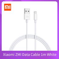 325วังฮีขายดี - / Xiaomi ZMI สายเคเบิลข้อมูล1เมตรสีขาวสำหรับ Iphone Ipad MFI รับรองชาร์จสายซิงค์ข้อมูลสำหรับ iPhone X XS Max XR ชาร์จอย่างรวดเร็ว