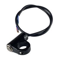 Universal Motorcycle Switches Handlebar Mount Warning Light Switch Waterproof Flash Switch Button Flasher Emergency LampAdhesives Tape