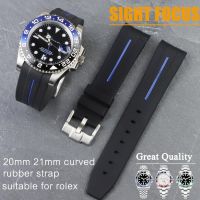 Curved 20mm 21mm(DEEPSEA) 22m Watch Strap for Rolex Strap Submariner Yacht Master GMT Watchband for Omega Seamaster 300 Longines