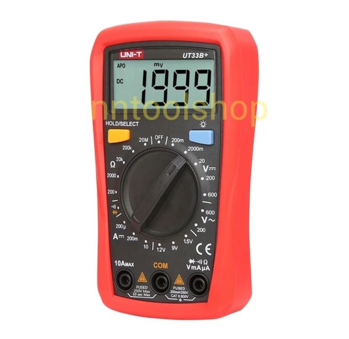 uni-t-มัลติมิเตอร์ดิจิตอล-ut33b-digital-multimeter-ของแท้-ส่งด่วน-ส่งเร็ว-สินค้าพร้อมส่ง