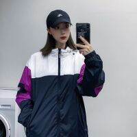 North Face เสื้อกันลมกีฬาและพักผ่อนสำหรับคู่รัก,ใหม่สำหรับฤดูใบไม้ผลิและฤดูใบไม้ร่วงโลโก้ปักเหมาะสำหรับใบหน้าทิศเหนือระบายอากาศได้เสื้อแจ็คเก็ตแบบบางมีน้ำใจ