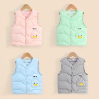 2022 Autumn Children Warm Down Vest Baby Cotton Waistcoat Kids Outerwear Vest Children Clothing Boys Girls Jackets Vest