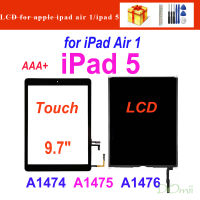 AAA + 9.7 "iPad 5 LCD สำหรับ iPad Air 1 A1474 A1475 A1476แผงหน้าจอทัชสกรีนจอแสดงผล LCD แบบสัมผัสหน้าจอสำหรับ iPad IPad5อากาศ LCD