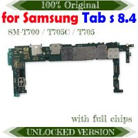 ต้นฉบับเต็มทำงานปลดล็อคเมนบอร์ดเมนบอร์ดวงจรสำหรับSamsung Galaxy Tab S 8.4 T700 / T705C / T705 WIFIแผงอิเล็กทรอนิกส์