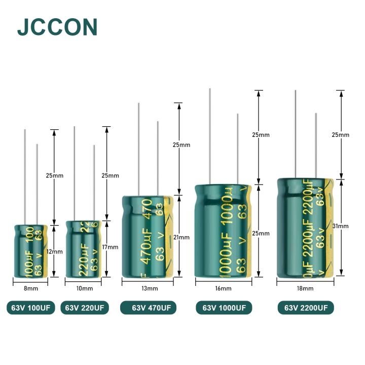 jccon-aluminum-electrolytic-capacitor-63v-100uf-220uf-470uf-1000uf-2200uf-3300uf-high-frequency-low-esr-low-resistance