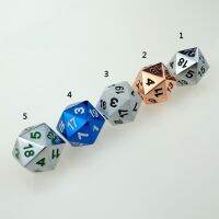 โลหะเดี่ยวลูกเต๋า D20s 20ด้าน