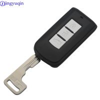 [More Suitable] Keyecu ใหม่ Remote Key Shell Case Fob 3ปุ่มสำหรับ Mitsubishi Lancer Outlander 2008 2009 2010 2011 2012 2013 2014 2015 2016