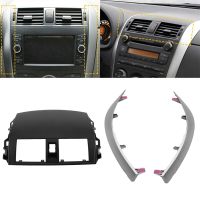 1Set Central Dashboard Air Conditioning Outlet Panel+Trim Strip Replacement for 2007-2013 A/C Trim Cover