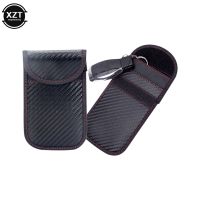 gthrrftdb Carbon Fibre Car Key Signal Blocker Case Pouches Cage Fob Pouch Keyless RFID Blocking Bag Radiation Protection