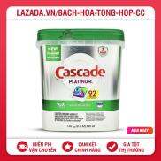Viên rửa chén CASCADE PLATINUM MỸ 92 VIÊN BÌNH 1.45KG